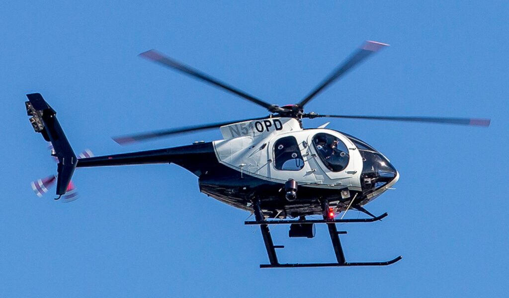 Oakland Police Department McDonnell Douglas 369E helicopter N510PD