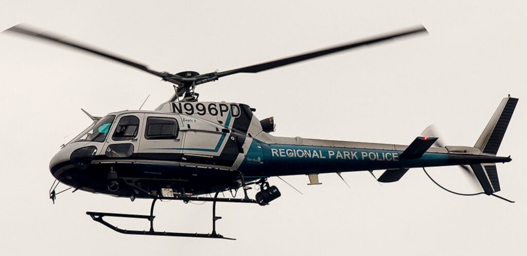 East Bay Regional Park District Police Eurocopter AS350B2 helicopter N996PD